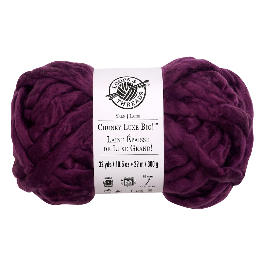8 Pack Chunky Luxe Big Yarn By Loops Threads Michaels